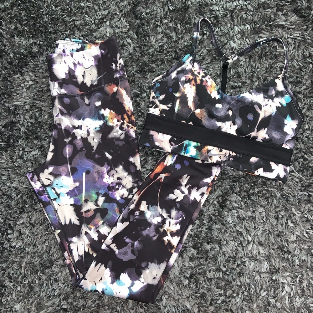 Nike One Printed Floral Set